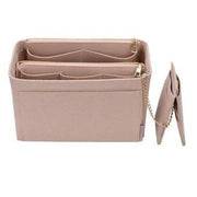 Rangement pour sac 3 en 1 en feutrine beige
