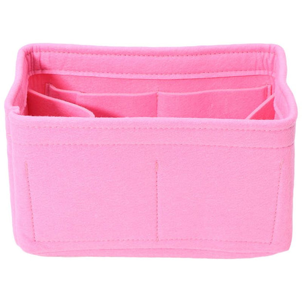 organisateur de sac en feutrine rose