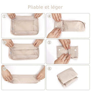 Organisateur de sac pour valise premium - set de 8 pièces