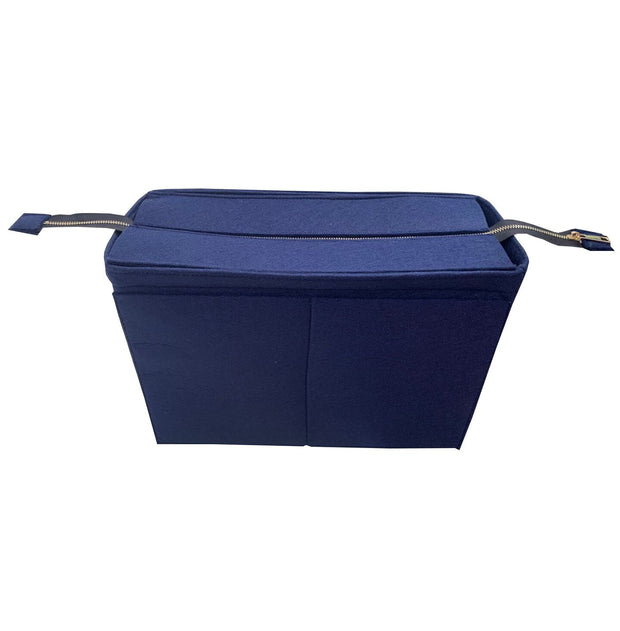 Organiseur de sac Dior book tote bleu navy
