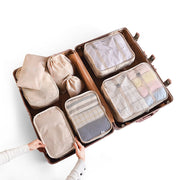 Organisateur de sac pour valise premium - set de 8 pièces