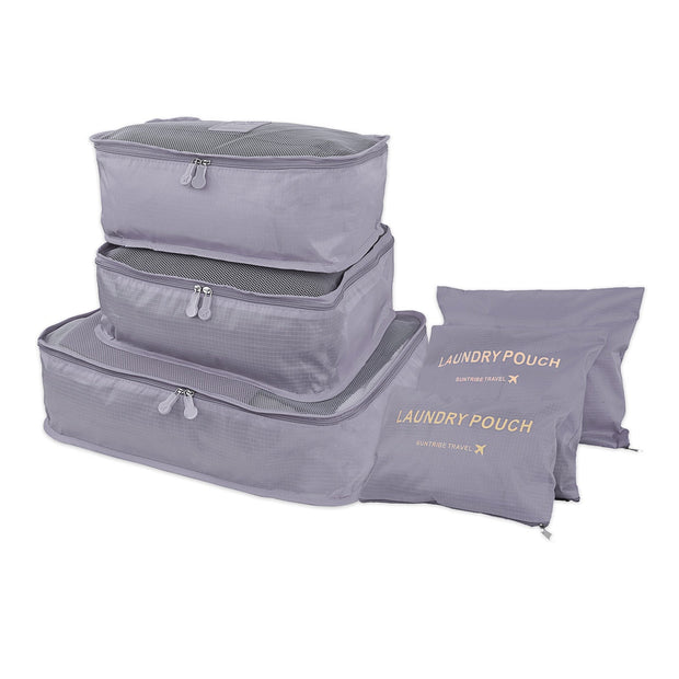 Bag Organizer for Suitcase - Set of 6 Pieces