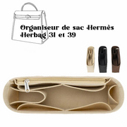 Hermès Herbag 31 & 39 Felt Bag Organizer