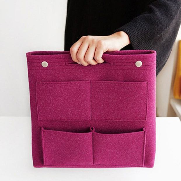 organiseur tote bag en feutrine