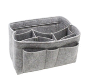organisateur de sac à main gris clair