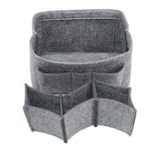 organisateur de sac à main gris
