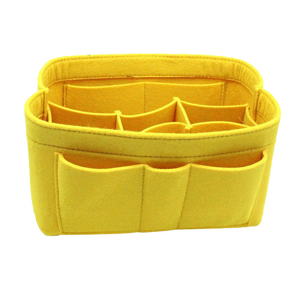 organisateur de sac à main jaune