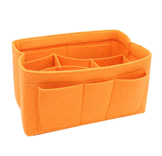 organisateur de sac à main orange