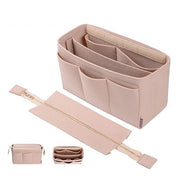 organisateur de sac en feutre beige