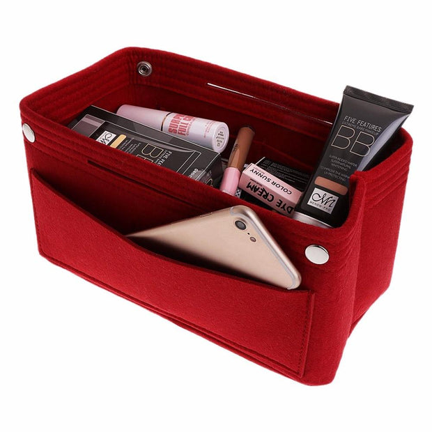 organisateur de sac easyswap premium, bouton pression et anses intégrées, ranger facilement votre sac
