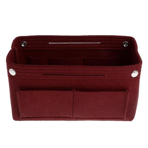 organisateur de sac easyswap premium, bouton pression et anses intégrées, ranger facilement votre sac